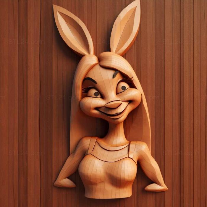 Characters (st lola bunny 3d 2, HERO_1290) 3D models for cnc